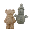 Veggie Burst Snowman & Teddy Duo