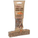 Rosewood Carrot & Fennel Meadow Sticks for Small Animals. High fibre, tasty treat