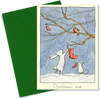 Christmas Eve - Two Bad Mice Christmas Card by artist Anita Jeram. High quality greetings card, individually wrapped.