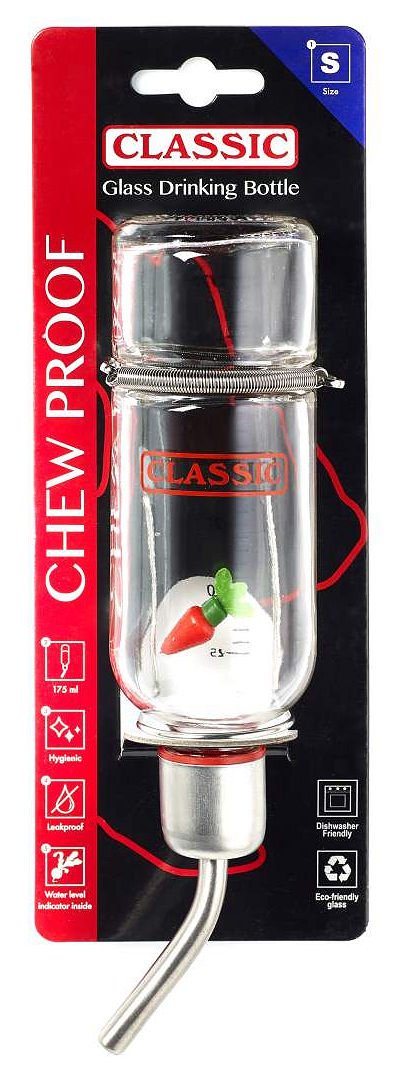 Classic Glass Drinking Bottles - available in 3 sizes