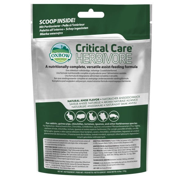 Critical Care: Assisted Feeding Formula