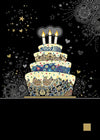Decorative Cake - Foil Embossed Card