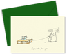 Especially for You - Two Bad Mice Christmas Card by artist Anita Jeram. High quality greetings card, individually wrapped.
