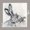 Hare (Design 2) - Greeting Card