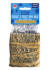 Forage and Feast Hay Mini Bale with Cornflower