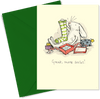 Great More Socks - Two Bad Mice Christmas Card by artist Anita Jeram. High quality greetings card, individually wrapped.