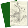 Lepus In Brassicas Card