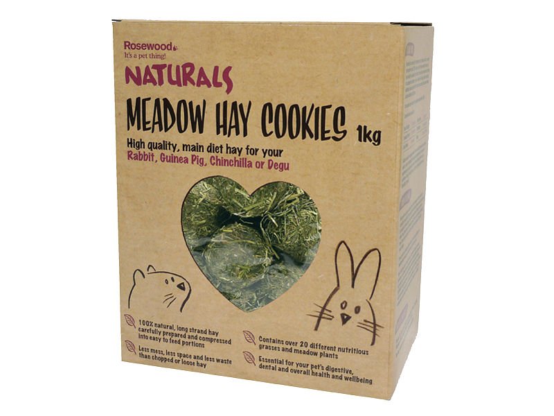 Meadow Hay Bales (Cookies) - Rosewood - compressed hay for all small animals
