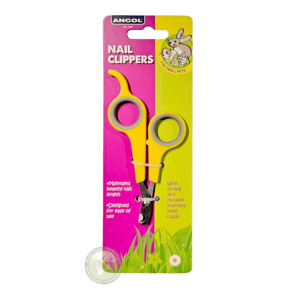 Ancol Nail Clippers for rabbits & small pets. Comfort design for ease of use