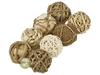 Rosewood Nature Fun Balls - pack of 8 balls made from plant material for all small animals & larger birds
