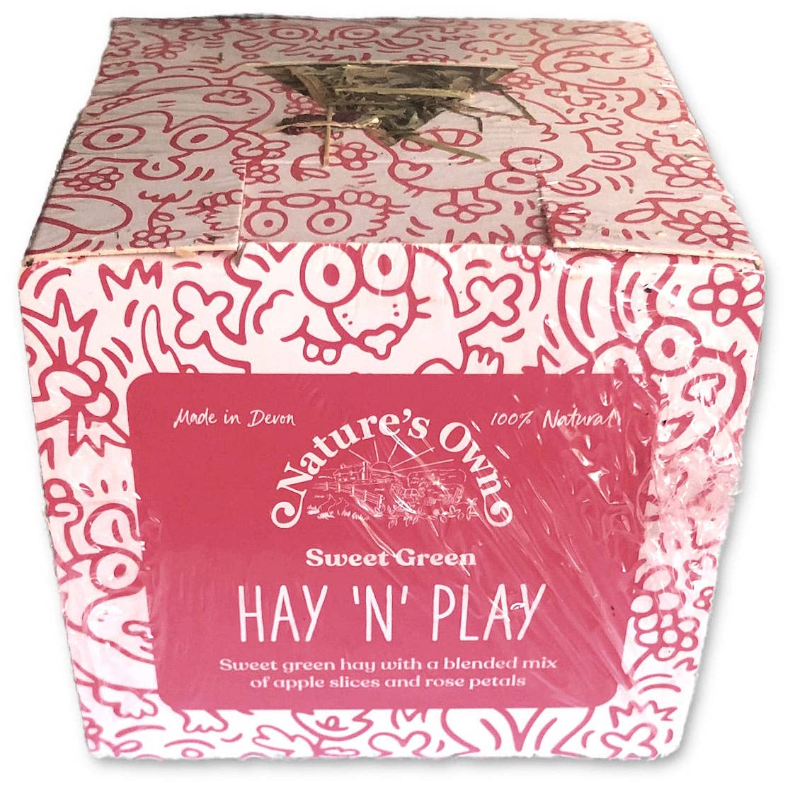 Nature's Own Pets Hay & Play - Apple & Rose