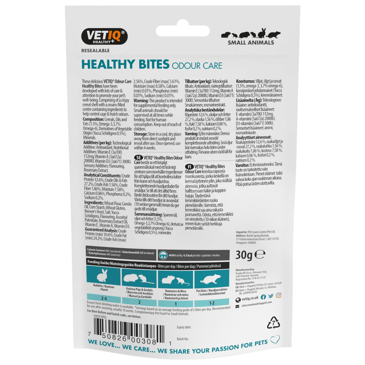 Odour Care Healthy Bites (VetIQ)