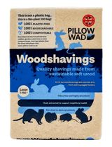 Pillow WadWoodshavings: Soft, safe kiln-dried, dust extracted.