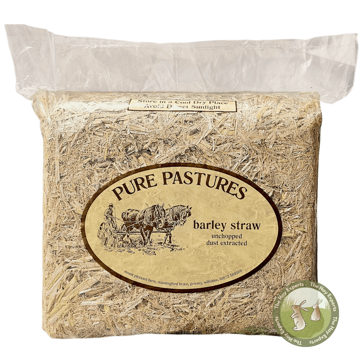 Pure Pastures Barley Straw | Bedding | The Hay Experts
