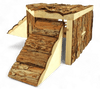 Small Animal Corner Flat Roof House With Ladders