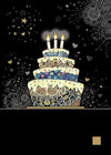 Decorative Cake - Foil Embossed Card