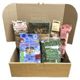 The Hay Experts Goodie Box: forage, treats & fun for rabbits & small animals
