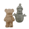 Veggie Burst Snowman & Teddy Duo