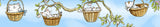 Kittens in Baskets Washi Tape