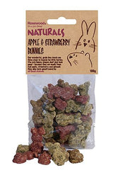 Apple, Strawberry & Spinach Bunnies