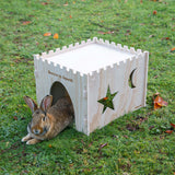Ancol Small Animal Pet Castle Hide - for rabbits, guinea pigs & others; outside use