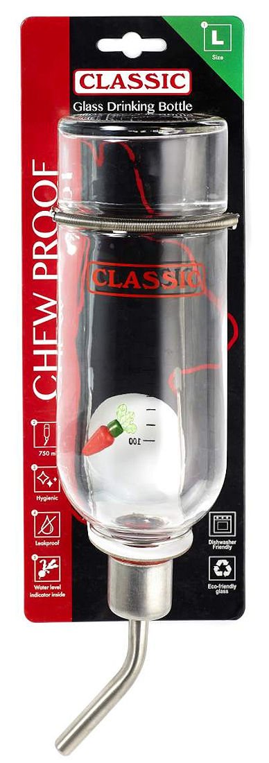 Classic Glass Drinking Bottles - available in 3 sizes