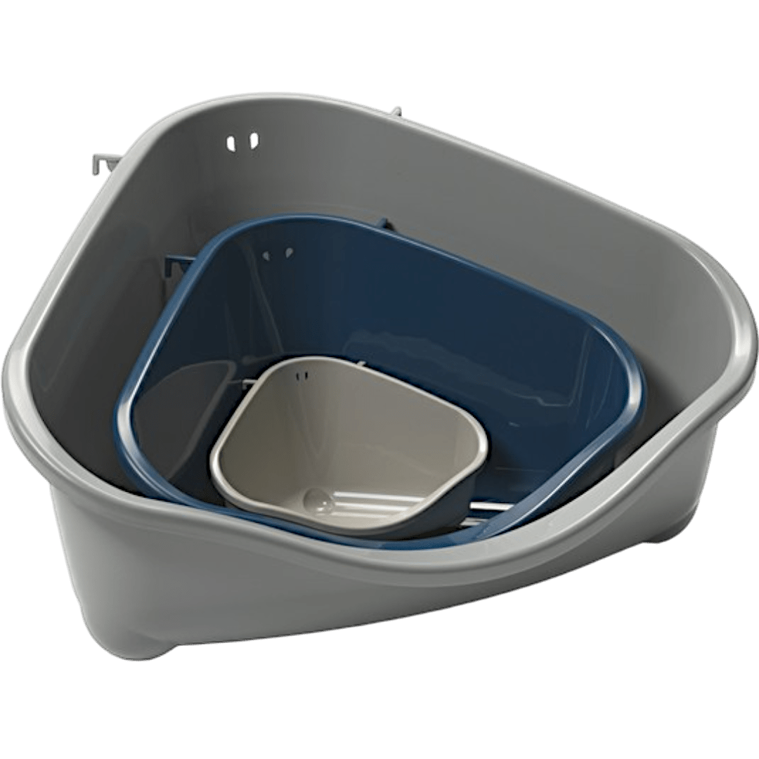 Moderna Corner Litter Pan for all small animals The Hay Experts