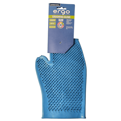 Ancol Ergo Grooming Glove | Easily remove loose fur from larger pets & furnishings