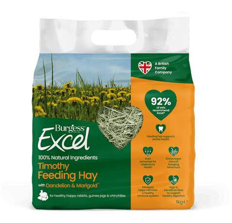 Burgess Excel Dandelion & Marigold Timothy Feeding Hay | The Hay Experts