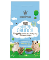 Burgess Country Values Hamster Crunch - nutritionally balanced nuggets for hamsters, gerbils & mice