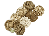 Rosewood Nature Fun Balls - pack of 8 balls made from plant material for all small animals & larger birds