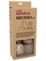 Rosewood Nature Fun Balls - pack of 8 balls made from plant material for all small animals & larger birds
