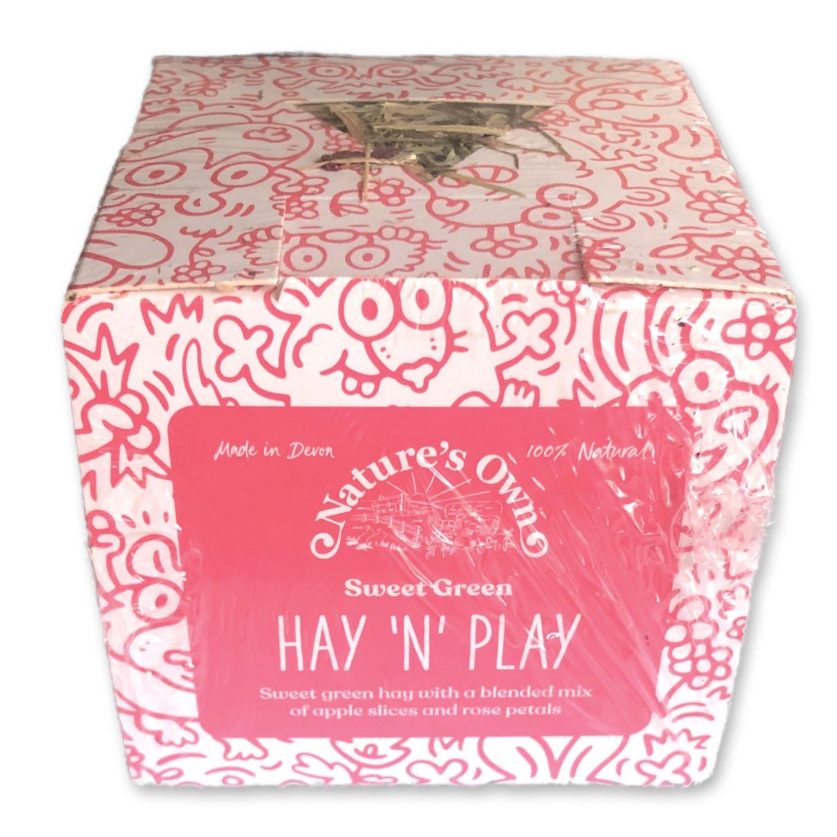 Nature's Own Pets Hay & Play - Apple & Rose