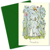 Two Bad Mice Card paradise with illustration by Anita Jeram