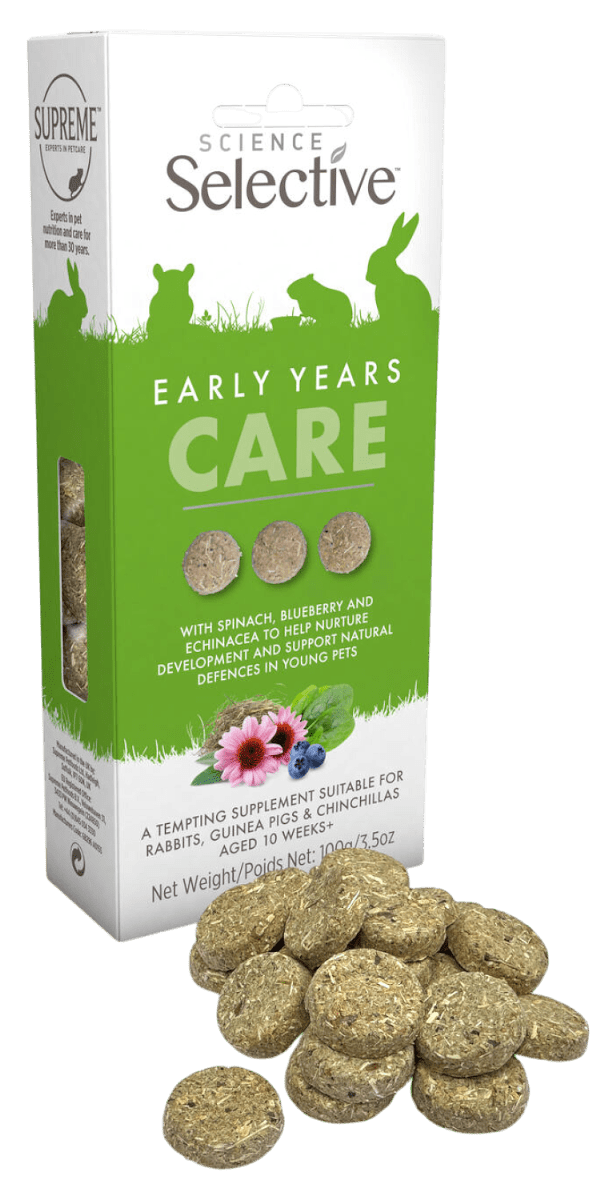 Early Years Care | Natural Nutrition for Rabbits, Guinea Pigs, & Chinchillas