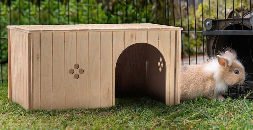 Ferplast Sin Maxi Wooden Rabbit House | The Hay Experts
