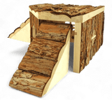 Small Animal Corner Flat Roof House With Ladders