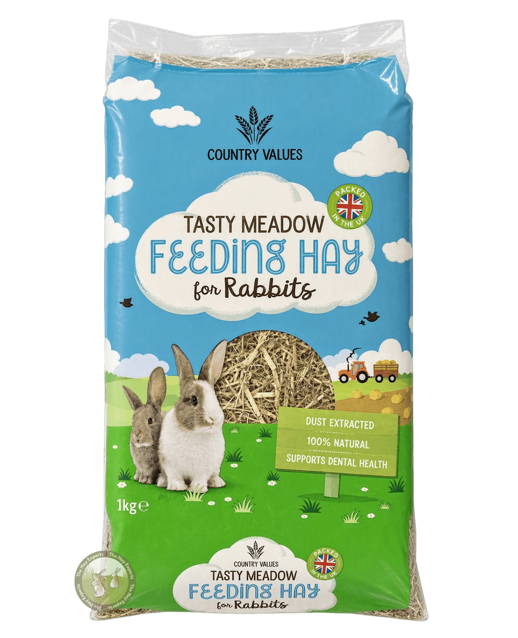 Burgess Country Values Tasty Meadow Feeding Hay for Rabbits
