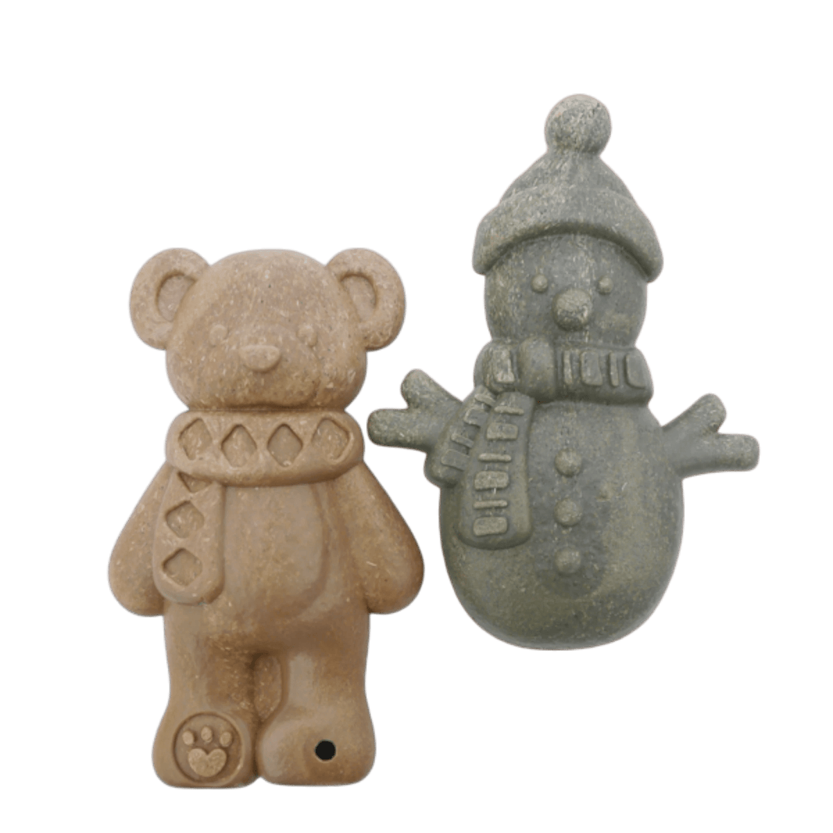Veggie Burst Snowman & Teddy Duo