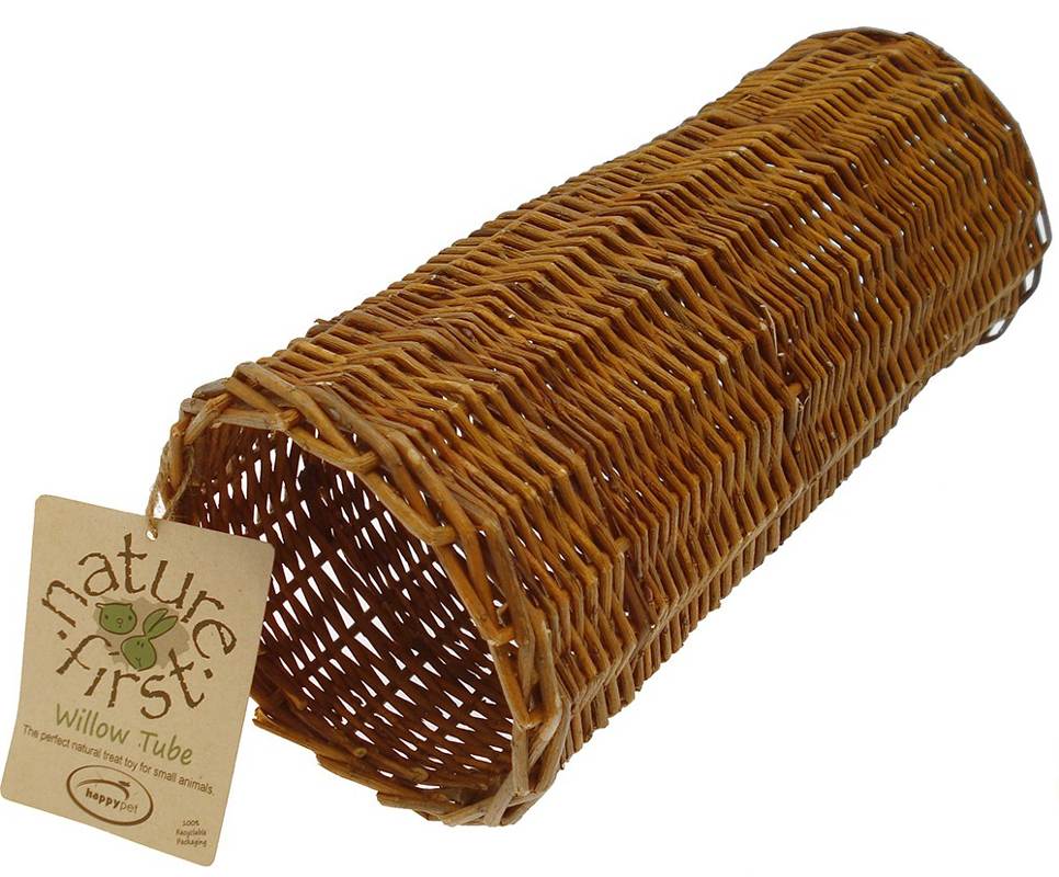 Happy Pet Willow Tube for Rabbits, Guinea Pigs & more. Safe to chew too ...