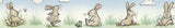 Two Bad Mice - Rabbits In The Grass Washi Tape. Design by Anita Jeram