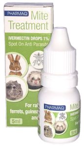 Ivermectin Drops 1% - Mite Treatment for Small Animals