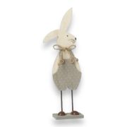Standing Bunny Boy Wooden Ornament