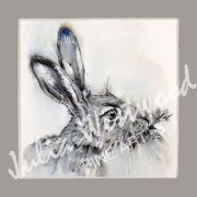Hare (Design 2) - Greeting Card