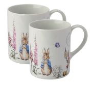 Peter Rabbit Original Porcelain Mugs - Set of 2