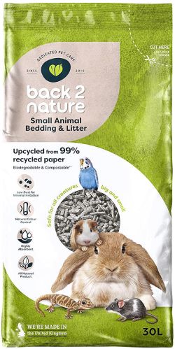 Back 2 Nature Small Animal Litter Bedding - 30ltr
