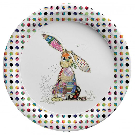 Binky Bunny Party Plates (Biodegradable) 8 pack