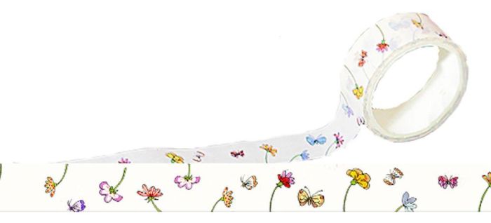 Butterflies & Daisies Washi Tape