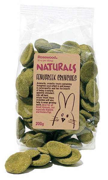 Fenugreek Crunchie - a great grooming bribe (and good for after medicines too!